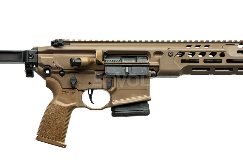 Карабін мисливский MCXS 223 REM, SBR, 11.5IN, IR CERAKOTE, FDE, MLOK, з глушником Sofie TAC фото 2