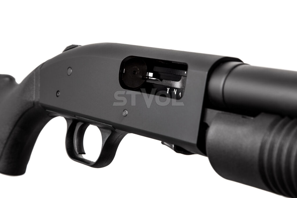 50778 Рушниця гладкоствольна Mossberg M590 кал.12 18.5 "PARKERIZED, SYNTHETIC фото 4