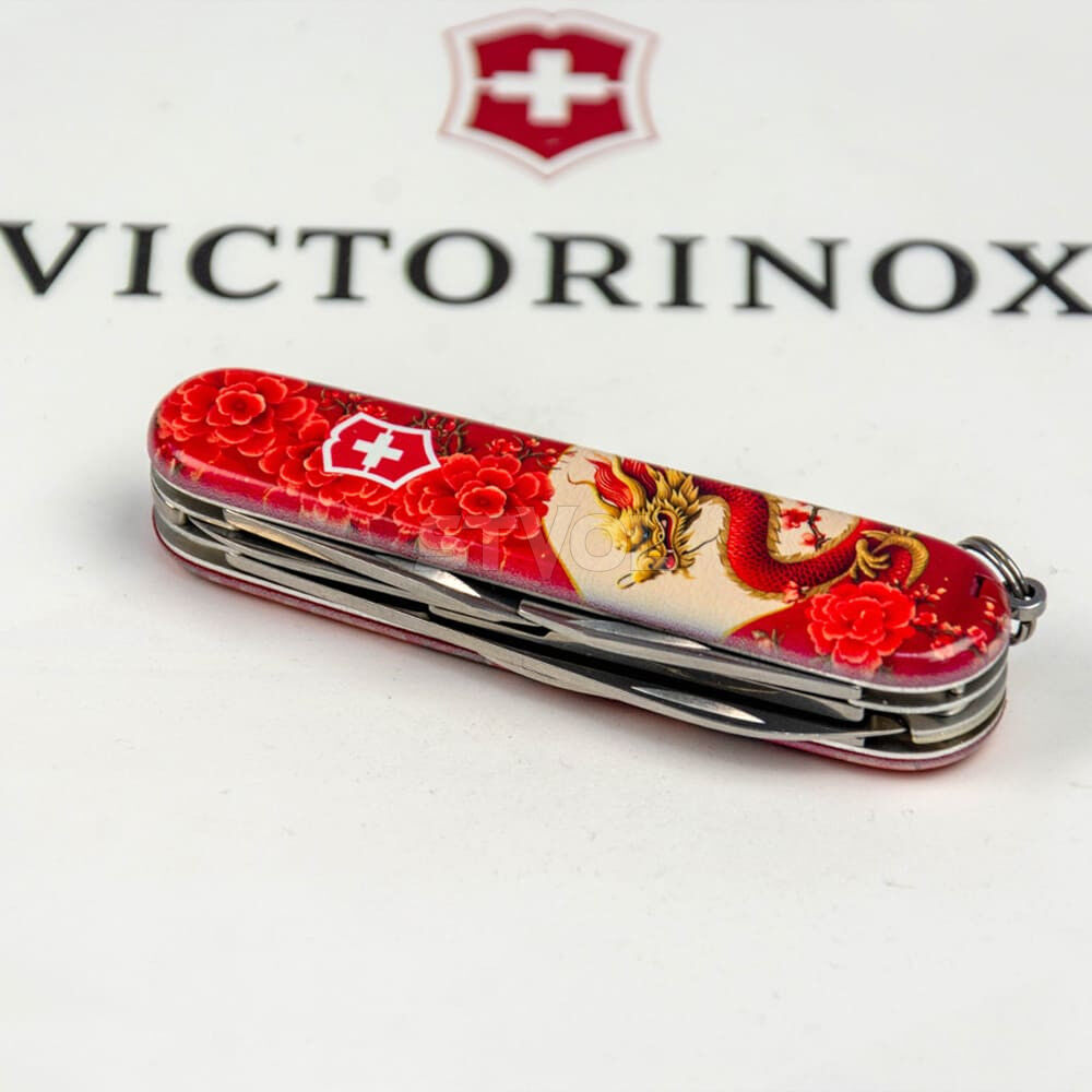 Ніж Victorinox Swiss Army Climber Zodiac Китайський червоний дракон фото 6