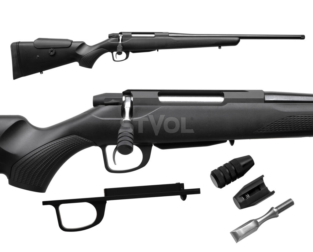 Комплект тюнінга Atlasworxs для Tikka T3х Knurled Black фото 2