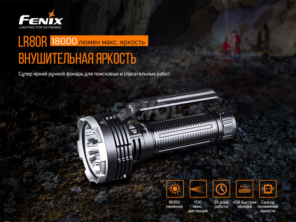 LR80R Ліхтар ручний Fenix LR80R Фото 6