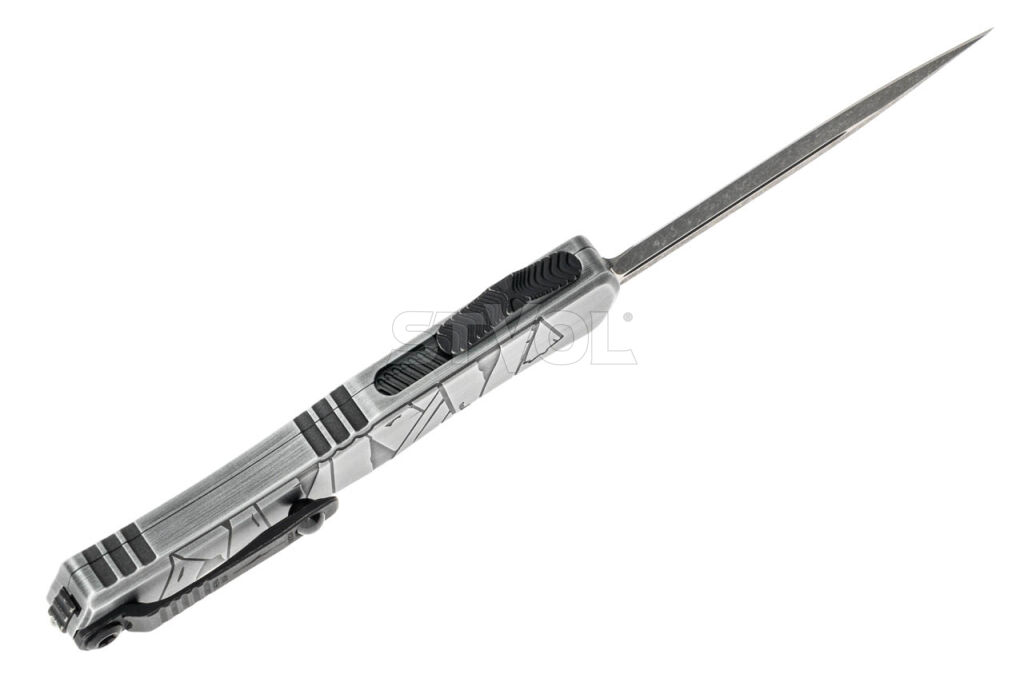 Нож Microtech Hera II Mini D/E OTF, Signature Brushed Metal Mummy Фото 4