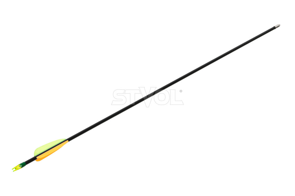 Стрела фиберглассовая для лука Ek Archery 30'' чёрная Фото 3
