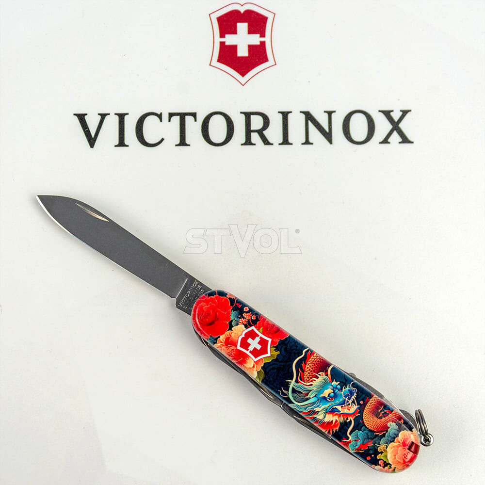 Ніж Victorinox Swiss Army Huntsman Zodiac Китайський дракон фото 6