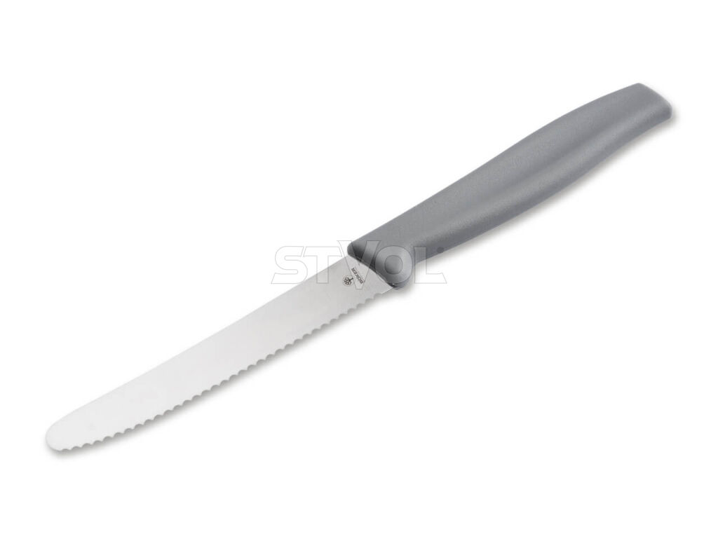 Серрейторний кухонний ніж Boker Sandwich Knife, сірий фото