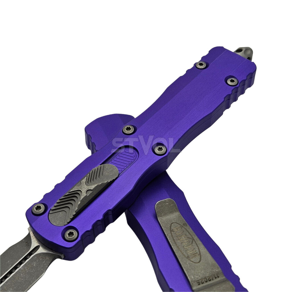 Ніж Microtech Dirac D/E OTF, Apoc Purple фото 2
