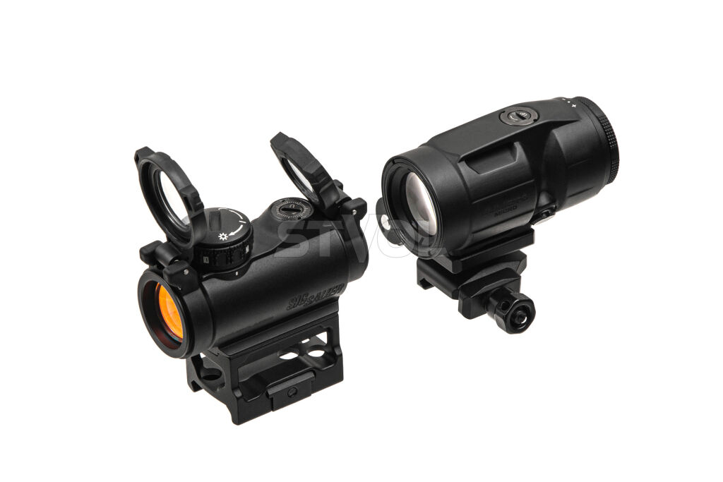 Комплект Sig Optics колiматор ROMEO-MSR 2 MOA та магнiфер JULIET3