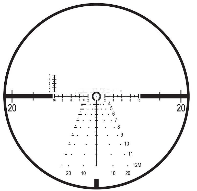 Приціл оптичний LEUPOLD MARK 6 1-6x20 (34mm) M6C1 Illum. FFP 7.62 CMR-W фото 3