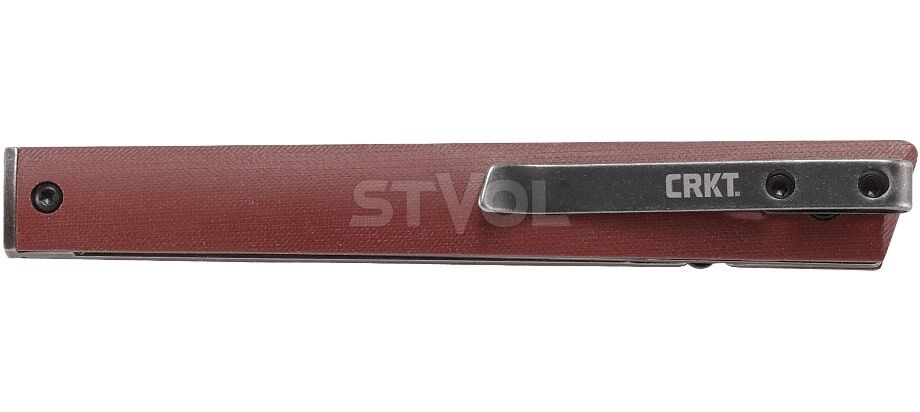 Нож CRKT "CEO", шпенёк, burgundy, D2 Фото 7