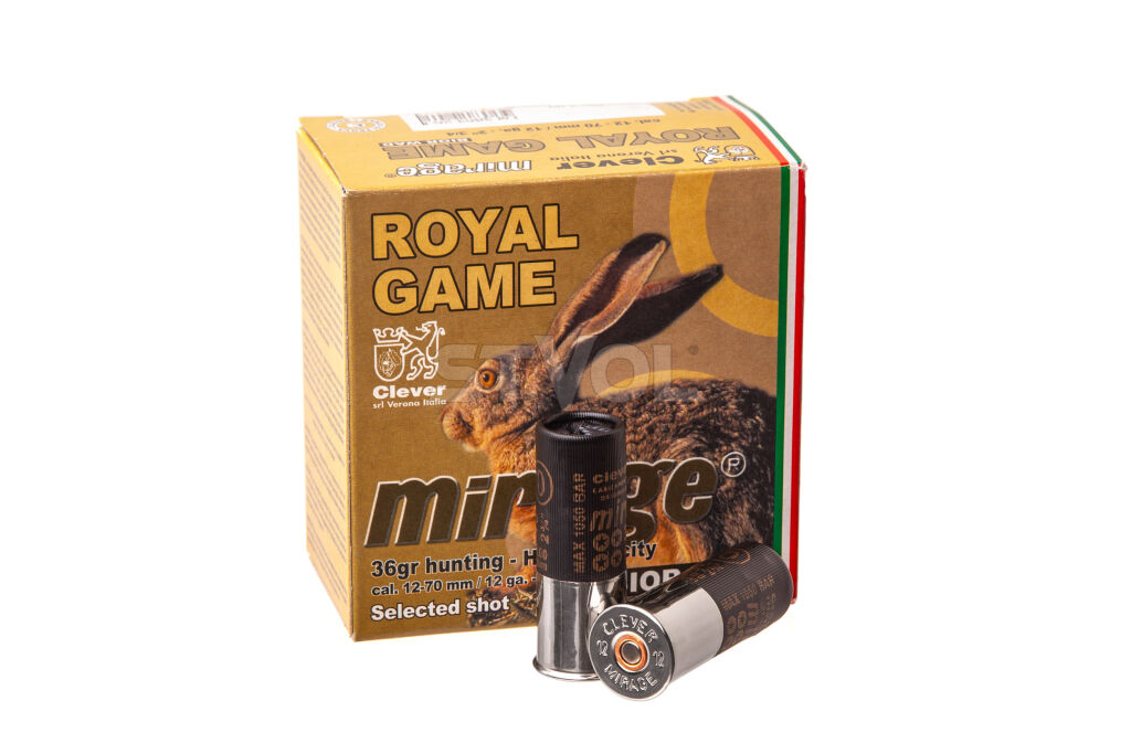 Набої мисливські MIRAGE T4 Royal Game (б/к) к.12/22/70  №5 (2,9 мм), 36 г фото
