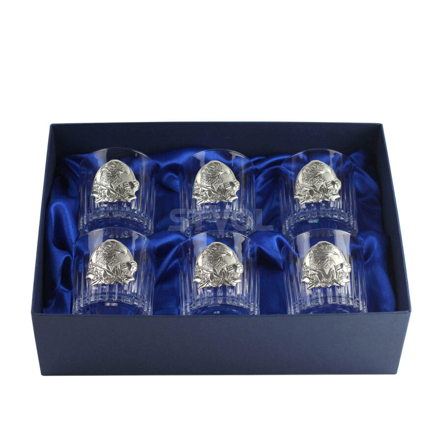 Набір кришталевих склянок Boss Crystal "Келихи Генеральські" фото 2