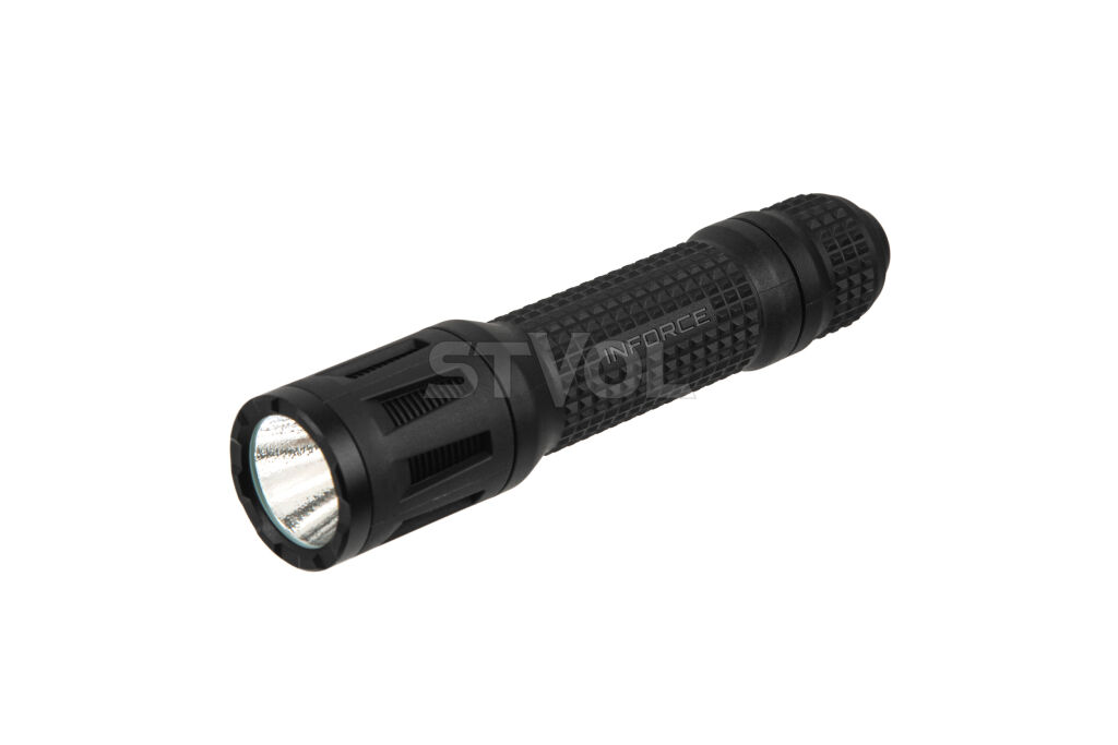 Тактичний  ліхтарик INFORCE  White Light Black Body фото