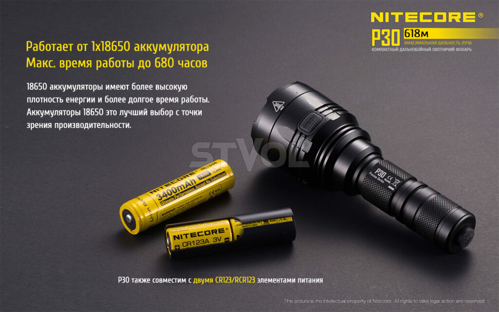 Ліхтар Nitecore P30 фото 8
