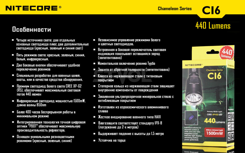 Ліхтар Nitecore CI6 фото 23