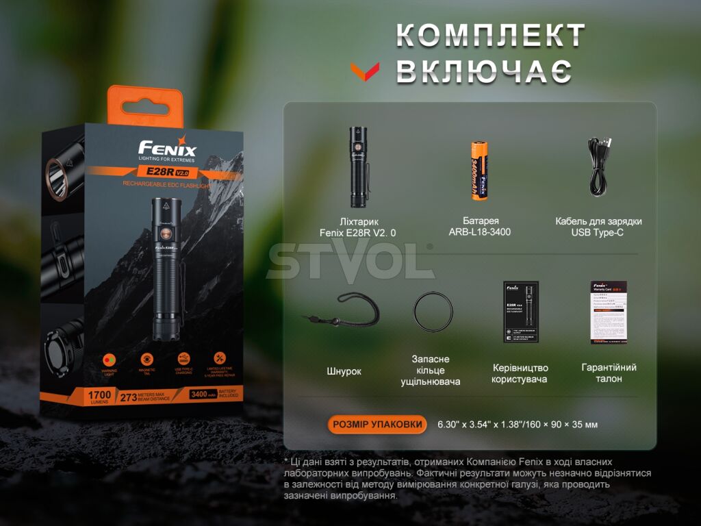 E28RV20 Ліхтар ручний Fenix E28R V2.0 фото 10