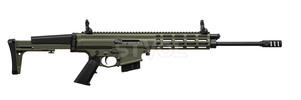 Карабин нарезной Robinson XCR-L 223REM 16" Gas Piston 1:7 Lightweight M-Lok Green