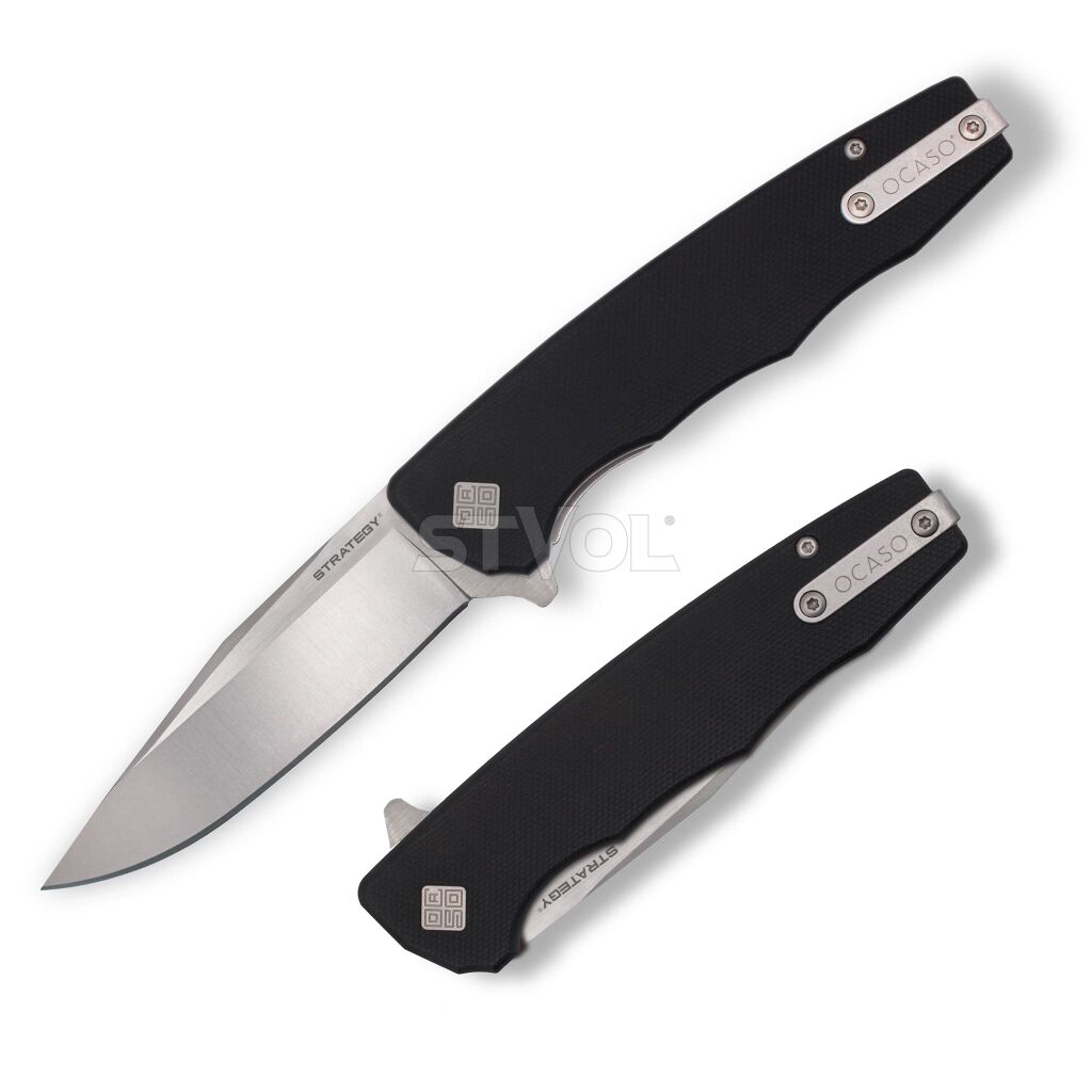 Ніж Ocaso "Strategy", Black G10 фото