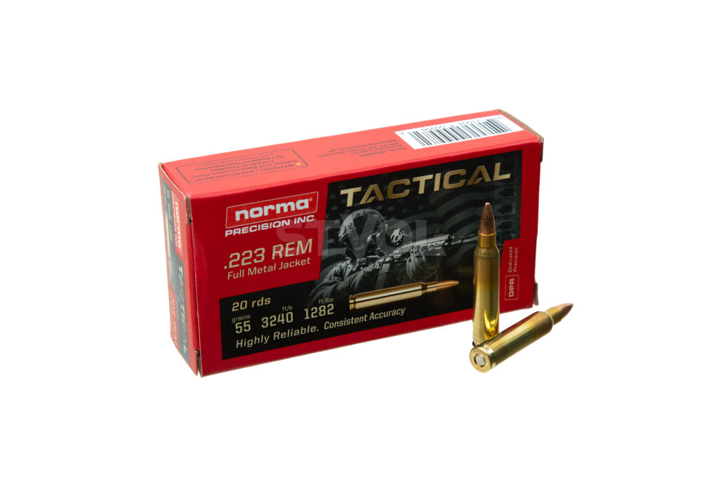 Патрон нарізний Norma Tactical 223 Rem 55gr FMJ фото