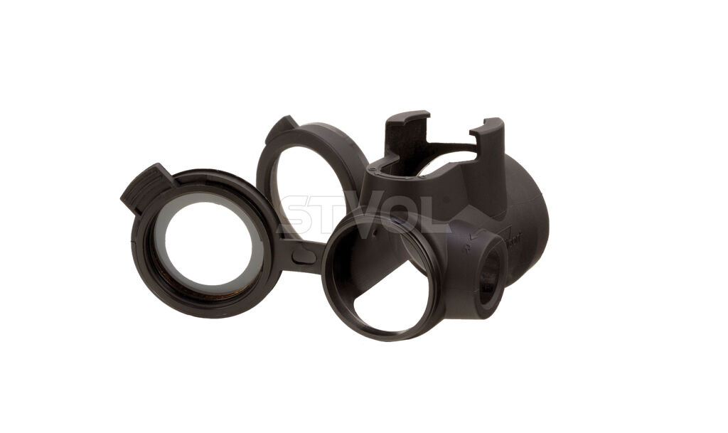 Резиновый чехол с прозрачными крышкам чёрный TRIJICON для MRO Фото 3