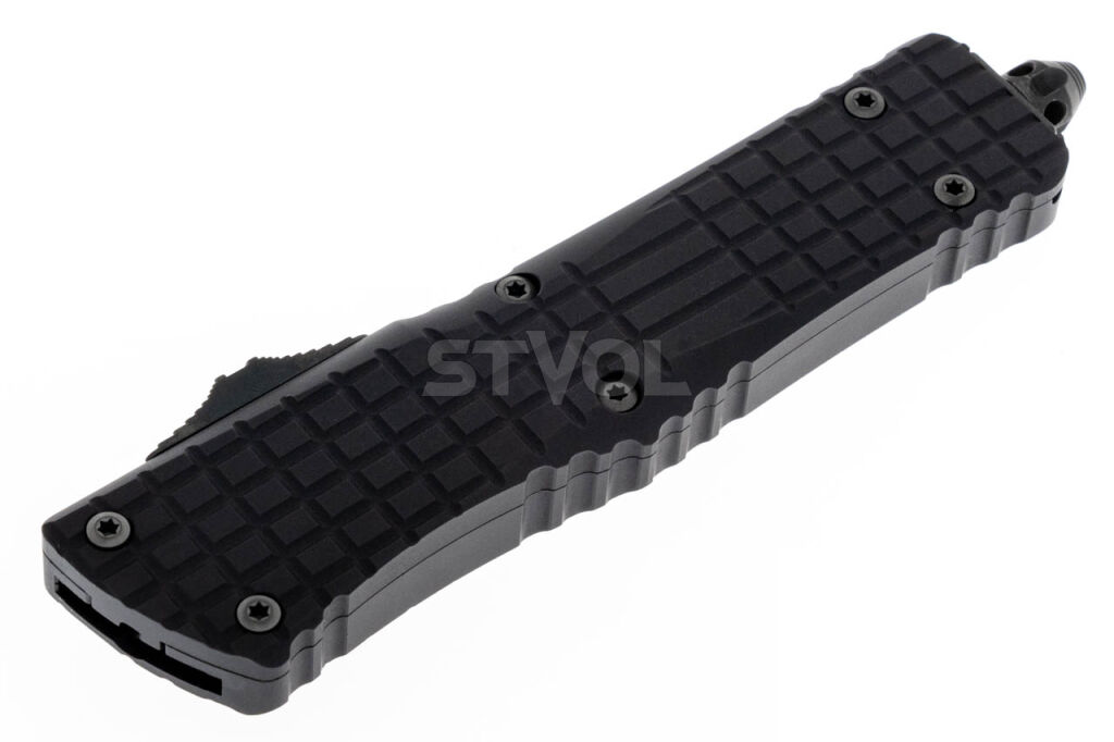 Нож Microtech Combat Troodon Delta OTF, fluted DLC, черный Фото 3