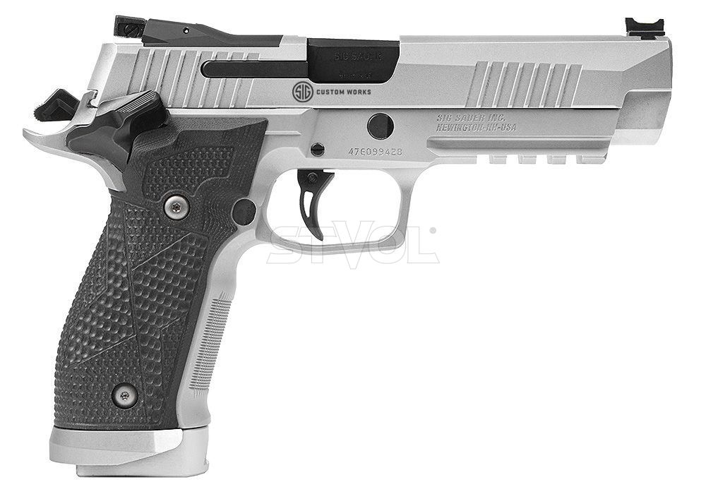 Пистолет спортивный Sig Sauer P226 XFIVE 9MM, 5IN, STAINLESS, BLACK G10, (3) 20RD STEEL MAG, MAGWELL Фото 2