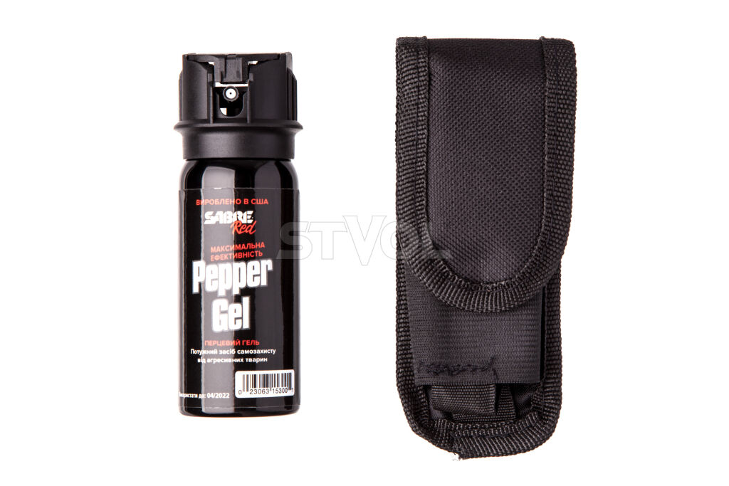 Балон газовий Sabre Tactical Gel  з чохлом (гелевий) фото 3