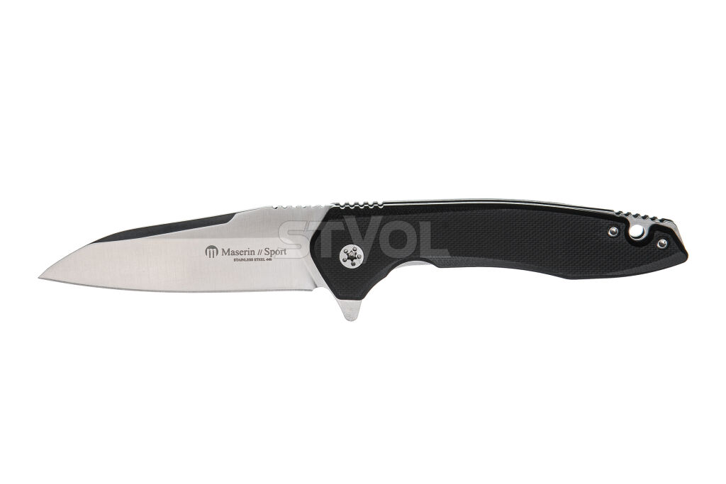 Ніж Maserin Explorer, 440C, G10, чорний фото