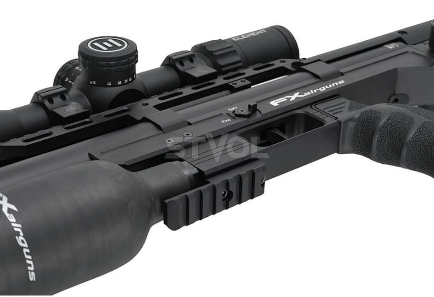 Пневматична редукторна гвинтівка FX Airgun Leopard Black Sniper Bottle .177 кал фото 8