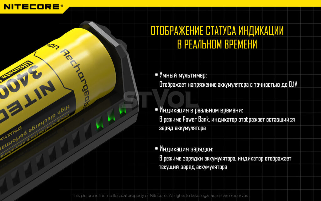 Зарядний пристрій 2 в 1 + Power Bank Nitecore F1 фото 11