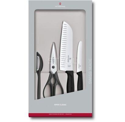Набір кухонниx ножів Victorinox SwissClassic (4 предмета) фото