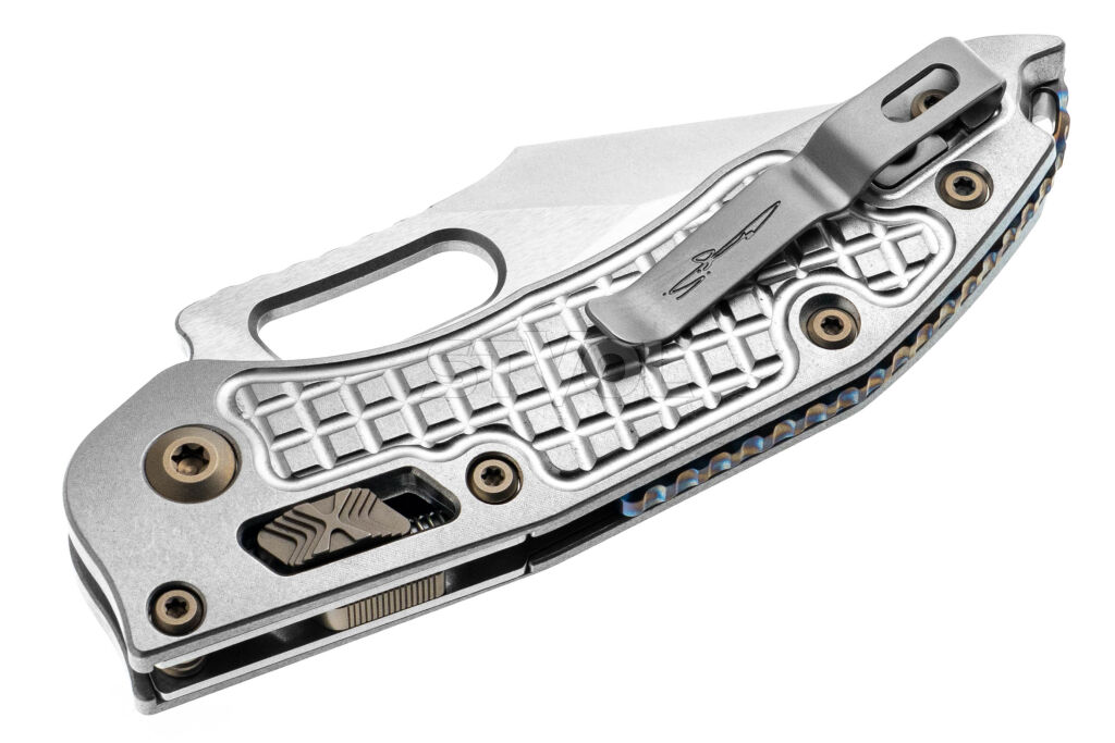 Ніж Microtech Stitch Ram-Lok Marfione Select Stnwsh Frag Ti w/flamed Ti Brnz Dbl Vapor фото 5