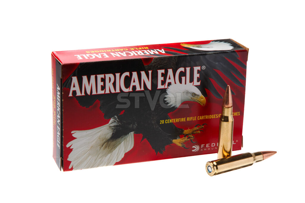 Патрон нарізний Federal American-Eagle 308 Win FMJ BT 9,7 г (150 Gr) фото