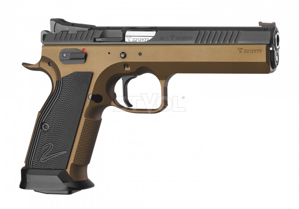 Пістолет спортивний CZ TS 2 DEEP BRONZE 9x19 М'який кейс фото 2