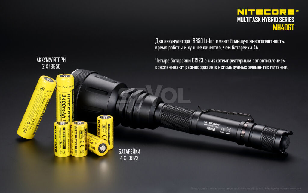 Ліхтар Nitecore MH40GT фото 7