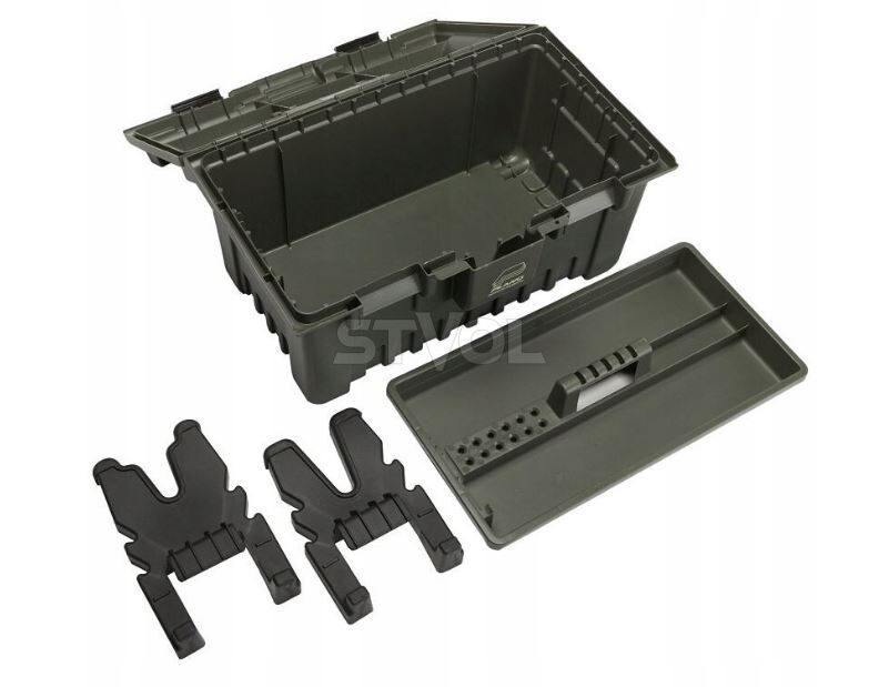 178100 Ящик Plano Shooters Case XL, з підставкою для зброї, зелений фото 7