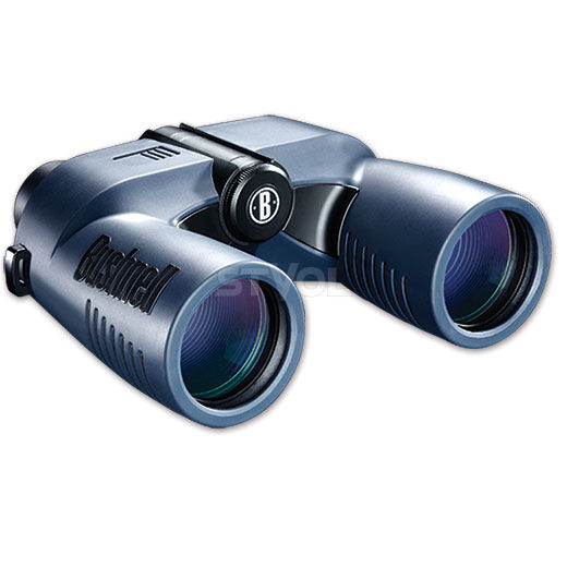 Бинокль Bushnell 7х50 "Marine Blue Porro" с компасом