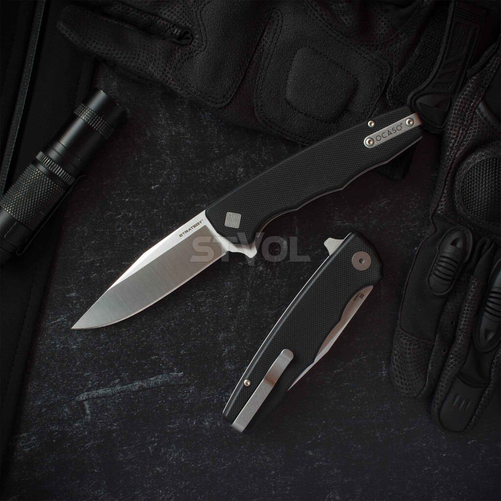 Ніж Ocaso "Strategy", Black G10 фото 6