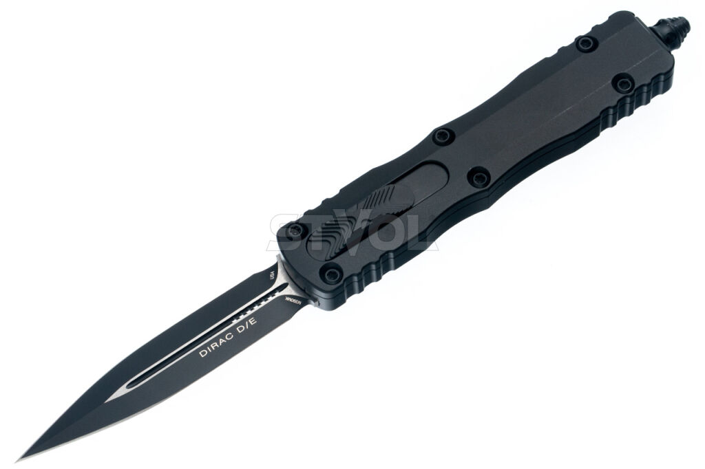 Ніж Microtech Dirac D/E OTF, Black Tactical Standard фото