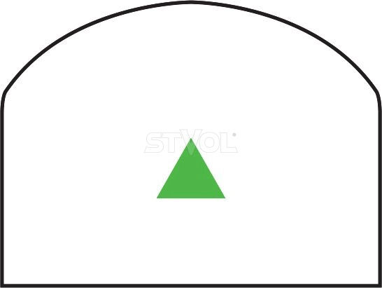 Прицел коллиматорный Trijicon RMR® Type 2 Red Dot Sight 12.9 MOA Green Triangle - NS Фото 9