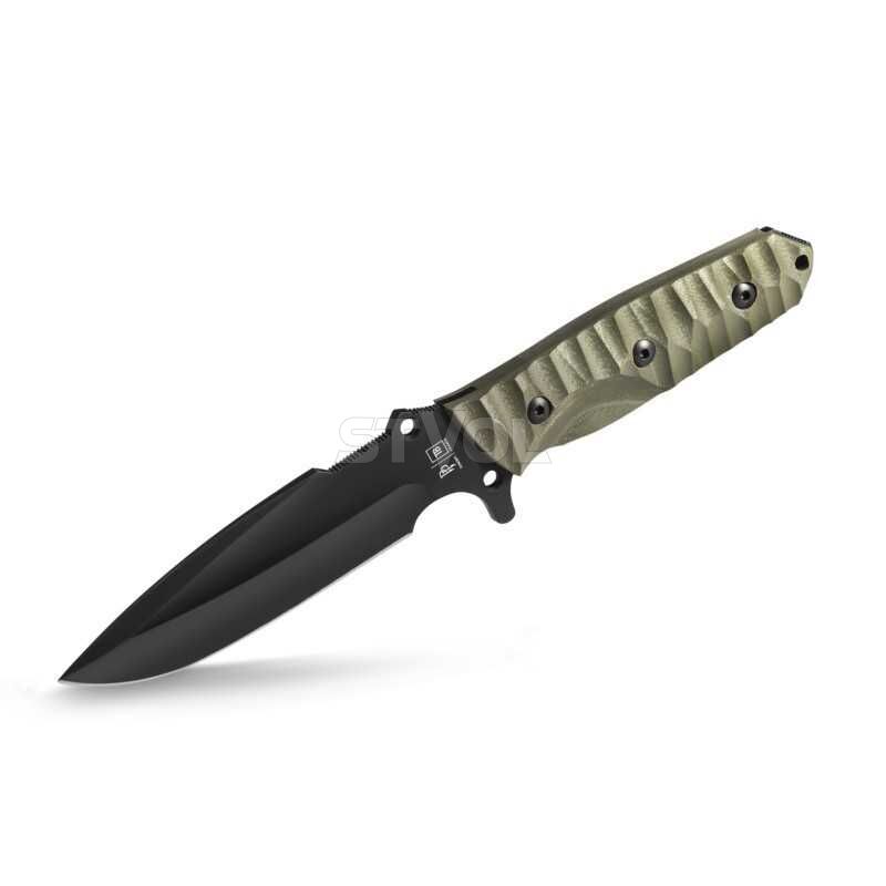 Ніж Tb Outdoor "Maraudeur", MOX, G10, хакі, кайдексні піхви фото 2