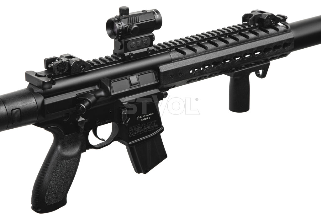 Пневматическая винтовка Sig Sauer MCX BLK с приц. Micro Red Dot, кал.177 Фото 2