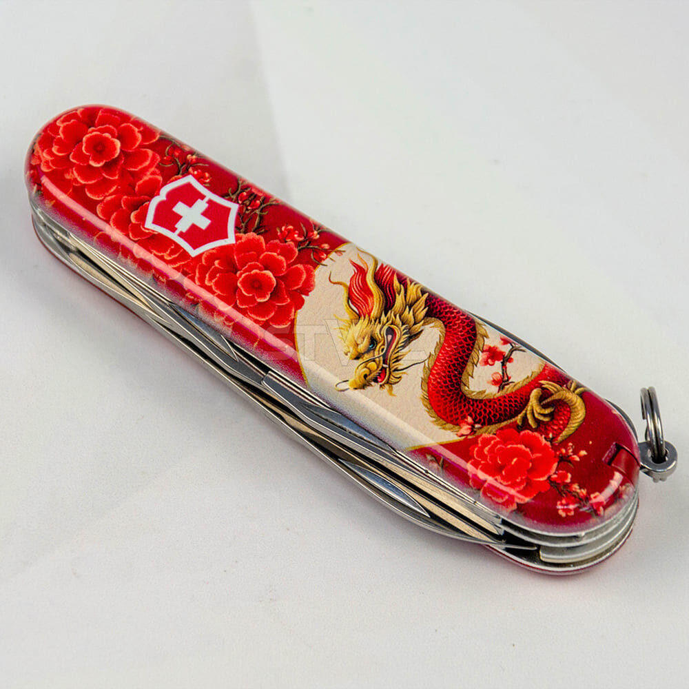 Ніж Victorinox Swiss Army Climber Zodiac Китайський червоний дракон фото 2