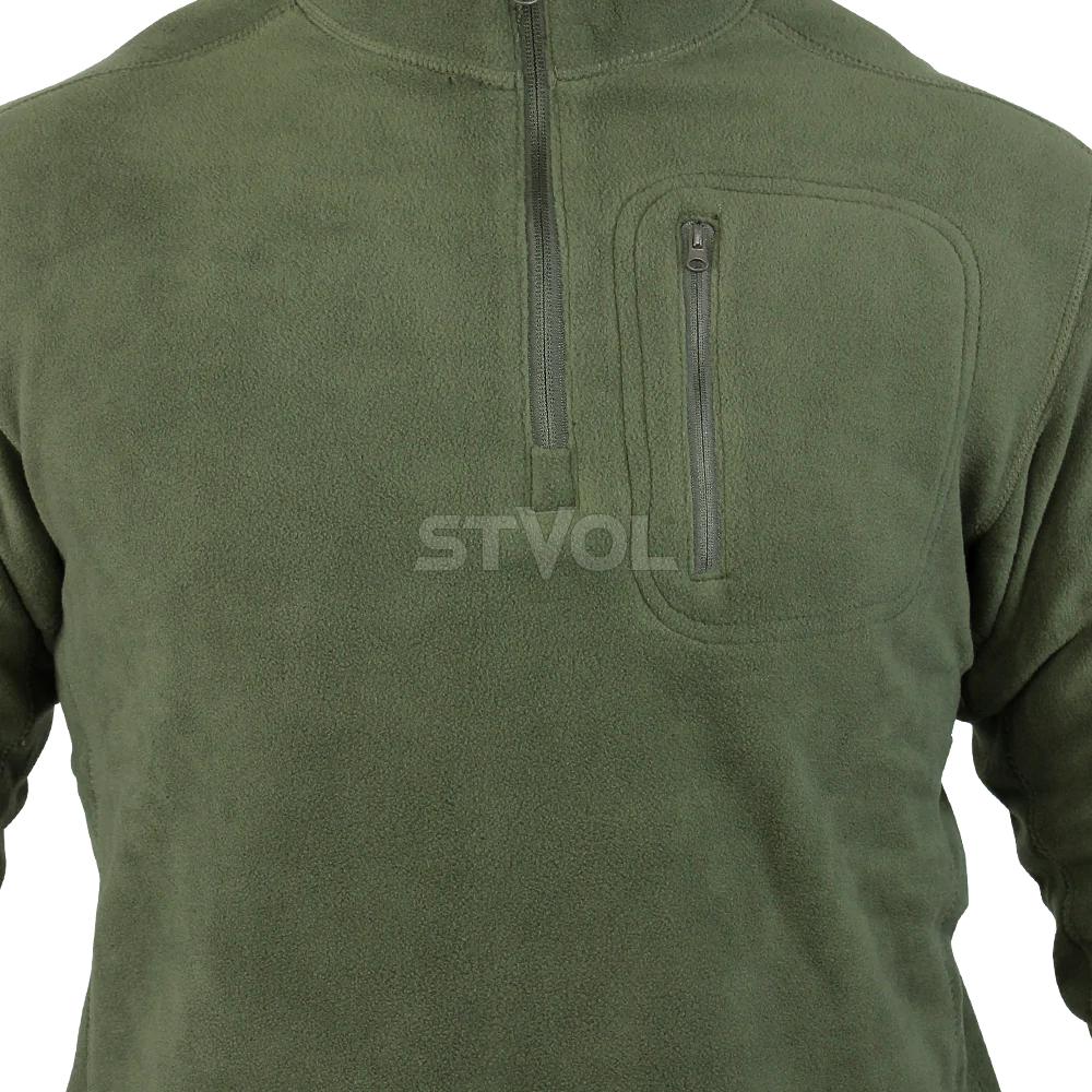 Свитер флисовый Quarter Zip Condor (olive) фото 2