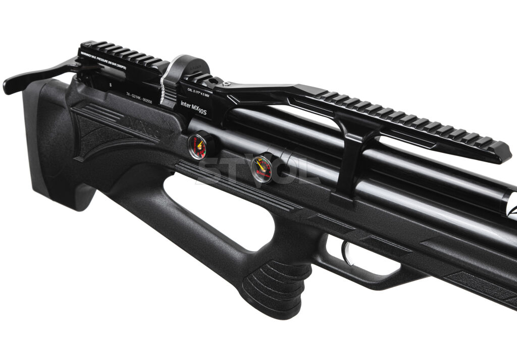 Пневматична Редукторна PCP гвинтівка  Aselkon MX10-S Black  кал. 4.5 фото 4