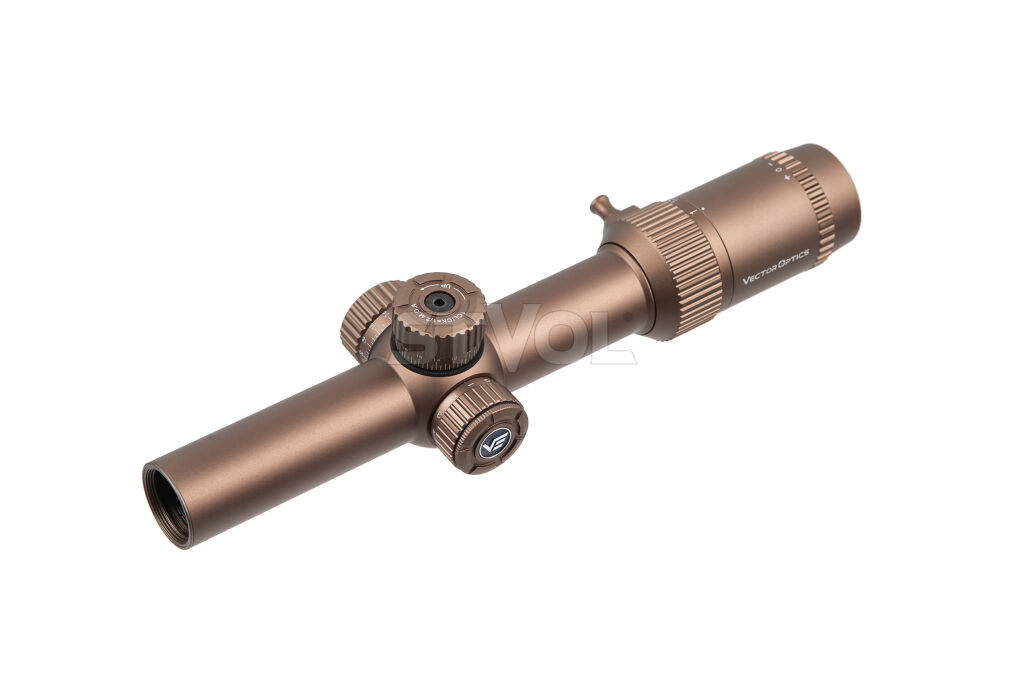 Приціл оптичний Vector Optics Forester 1-8X24 (30 мм) illum. SFP Coyote FDE Etched Glass фото