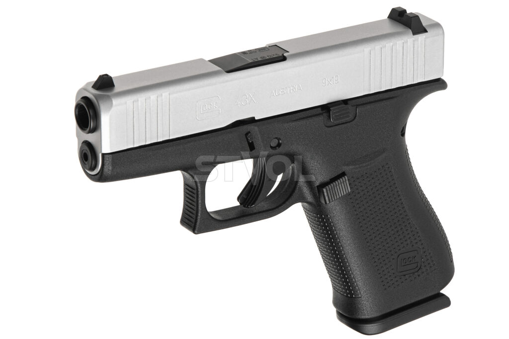 Спортивный пистолет Glock 43X 9мм (9х19) SILVER Фото 3