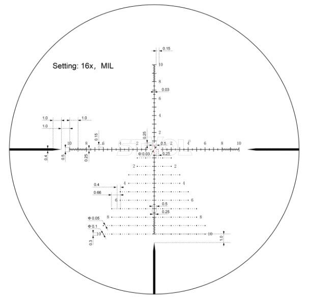 Прицел оптический Vector Optics Taurus 2-16x50 (30 мм) illum. SFP HD Фото 2