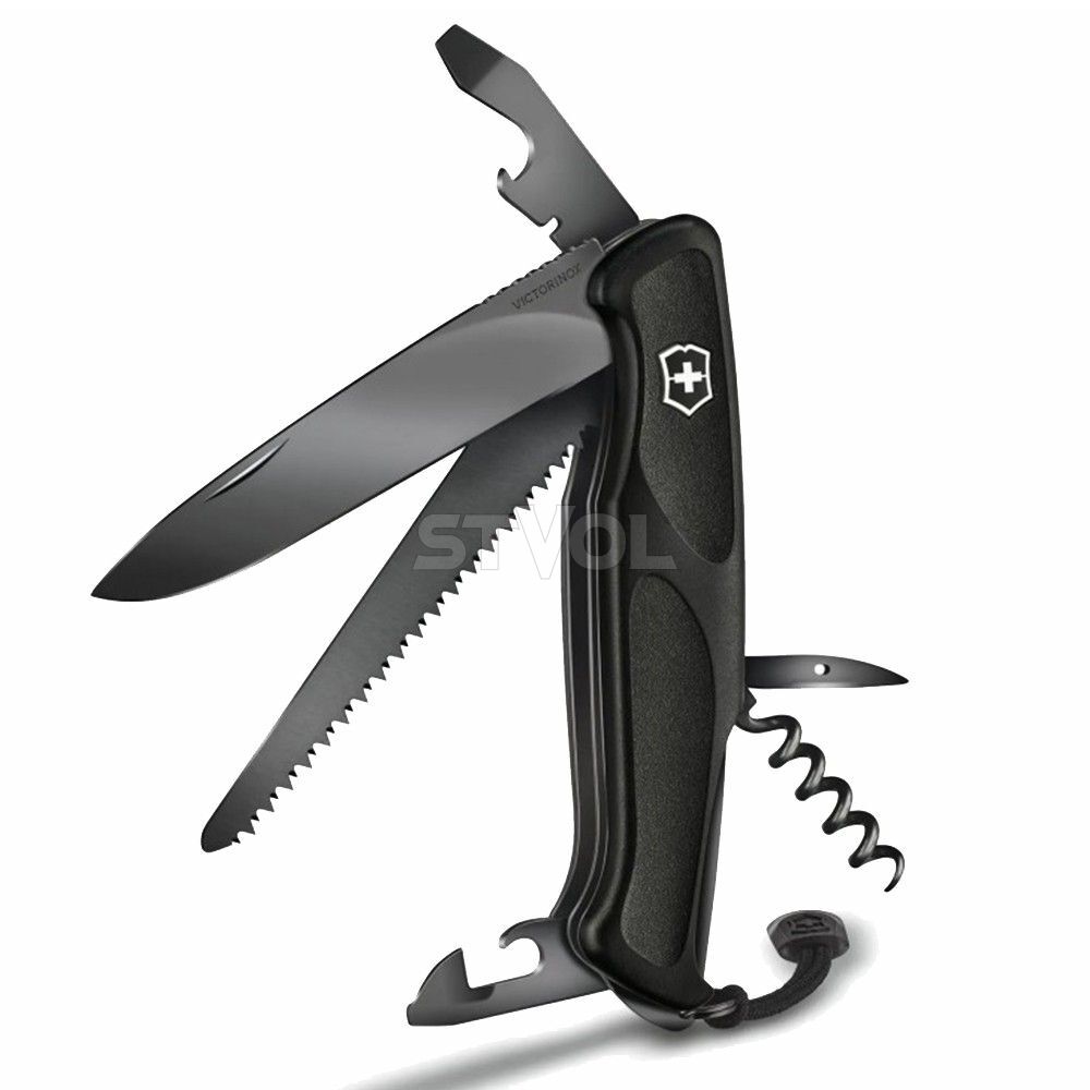 Ніж Victorinox Ranger 55 Onyx Black фото 2
