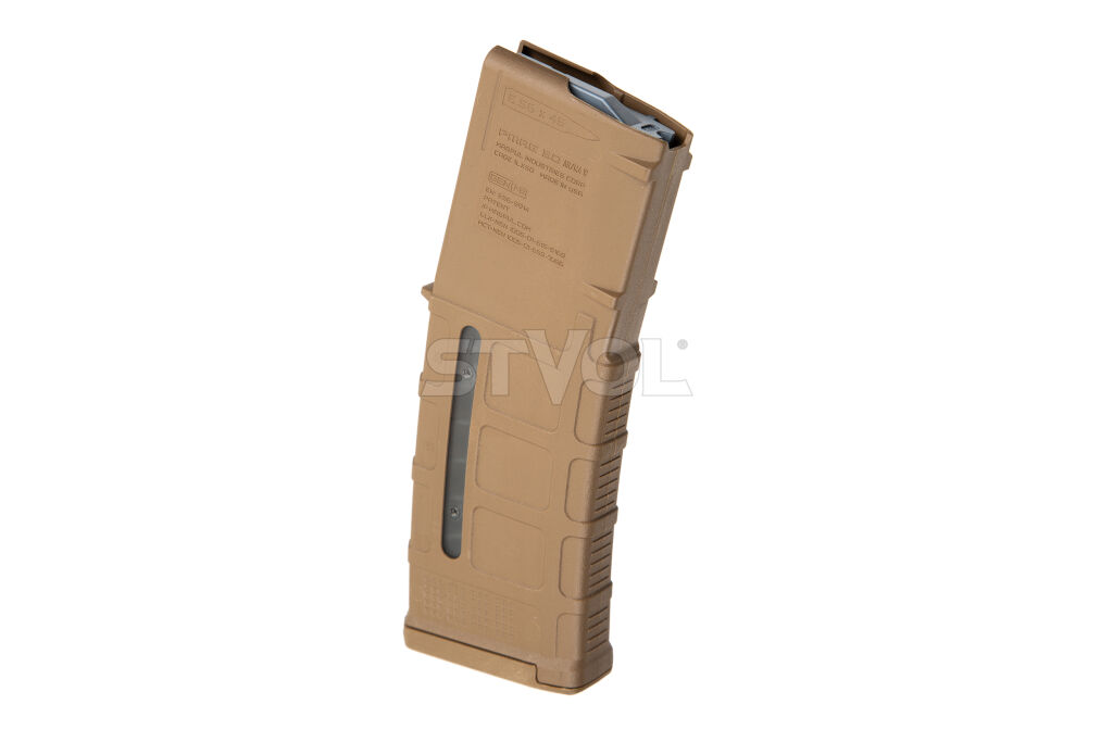 MAG556-MCT Магазин Magpul PMAG 30 AR/M4 GEN M3 Window FDE, 5.56x45