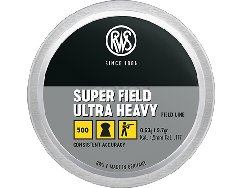 Пульки RWS SuperFieldUltraHeavy 0,63 гр.500 шт кал.4,5 мм